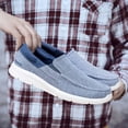 thumbnail image 3 of Mens Machine-Washable Casual Loafers Slip On Comfortable and Breathable Boat Shoes, 3 of 8