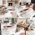 thumbnail image 6 of Pink Boho Area Rug 5x7 Washable Rug Non Slip Vintage Ethnic Tribe Modern Abstract Art Large Area Rug Soft Stainresistant Indoor Floor Carpet for Living Room Bedroom Home Office Dining Room Nursery, 6 of 7