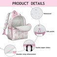 thumbnail image 3 of Cute Pig Print Waterproof School Backpack - Ergonomic Travel Daypack with Breathable Padded Straps for Teens & Students, 3 of 4