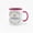 Pink, variant on 11 Ounce "Be Yourself" Ceramic Mug with Colorful Inner Lining - Inspirational Quote Coffee Cup with Floral Design