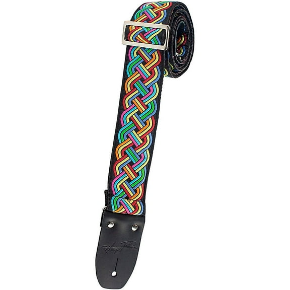 Henry Heller Jacquard Series Guitar Strap Rainbow
