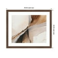 thumbnail image 5 of Kate and Laurel Framed Wall Art Print Element II  by Amy Lighthall, 26 x 22, Florence Medium Brown Frame, Modern Contemporary, Abstract Art for Wall Decor, 5 of 8