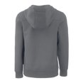 thumbnail image 3 of Men's Cutter & Buck  Gray Cleveland Browns Roam Eco Recycled Half-Zip Pullover Hoodie, 3 of 3