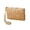 Coffee, variant on Kcolen Woven Straw Clutch Purse Handbag for Women Large Capacity Zippered Phone Wallet Daily Use Envelope Bag
