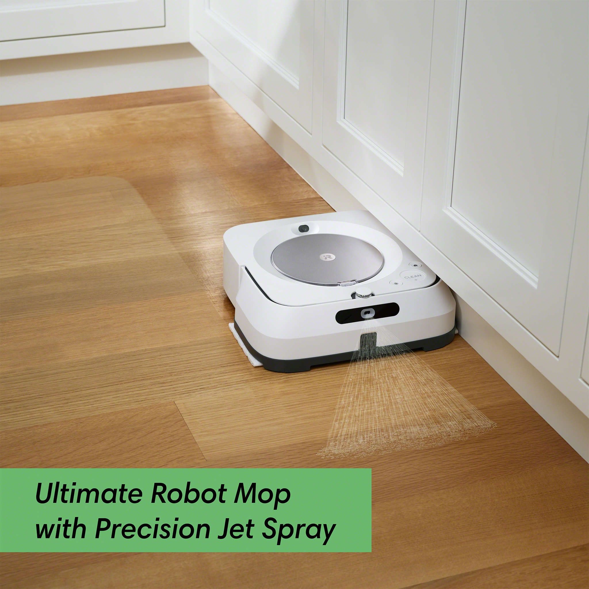 iRobot Braava Jet M6 (6110) Ultimate Robot Mop- Wi-Fi Connected, Precision Jet Spray, Smart Mapping, Works with Google Home, Ideal for Multiple Rooms, Recharges and Resumes - image 4 of 23