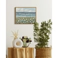 thumbnail image 3 of Drsoum Vintage Coastal Wildflower Field Wall Prints Classic Retro Farmhouse Landscape Wall Art Rustic Decorations for Living Room Bedroom 8x10in Natural Framed, 3 of 5