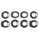 thumbnail image 5 of Espaciador de manillar curvo para bicicleta, 8 piezas, duradero, accesorios de herramientas, elevador profesional para montar en bicicleta de Cola Espaciador de manillar, 5 of 8