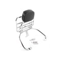 thumbnail image 1 of YLSHRF Motorcycle Back Pad,Silver Rear Luggage Rack With Backrest Cushion Fit For Sprint Primavera 50 125 150 250 300 GTS,Luggage Carrier Rack, 1 of 8
