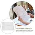 thumbnail image 3 of WORGEOUS 100pcs Clear Thermal Laminating Sheet High Transparency Plastic Lamination Film Thermal Lamination Sheets For Office Home, 3 of 8