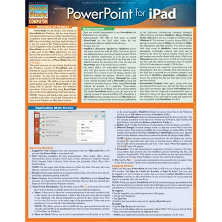 BarCharts 9781423224556 Powerpoint 2013 For Ipad (Best Powerpoint App For Ipad)