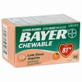 thumbnail image 6 of Bayer Low Dose Chewable Aspirin Regimen Pain Reliever Orange 36ct, 6-Pack, 6 of 10