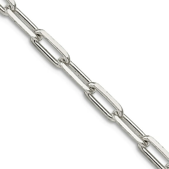 925 Sterling Silver Solid Polished 3.25mm Fancy Link Chain Necklace 18 Inch Lobster Claw Chain Necklace for Women and Me