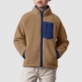 thumbnail image 2 of Gubotare Boys Fleece Zip Up Jacket Girls Fleece Jacket Kids Full Zip Lightweight Fall Winter Coat Outerwear with Pockets Size 7-8,(Coffee 7-8 Years), 2 of 5