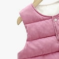 thumbnail image 5 of Baby' Outerwear Jackets & Coats Winter keep Warm Solid Color Cardigan Vest Kids Infant Thick Vest Inside Outside Wear (3-4 Years, OrangeA1), 5 of 5