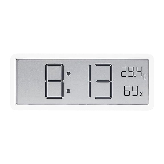 Functional Large Digital Wall Clock with Temperature, Date, and Auto for Every Household