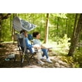 thumbnail image 7 of GCI Outdoor SunShade Rocker Foldable Rocking Camp Chair with Shade Canopy, Pewter, 7 of 7
