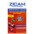thumbnail image 2 of 4 Pack - Zicam Cold Remedy Zinc Lozenges, Soothes Sore Throat and Coughs, Wild Cherry Flavor, 25 Count, 2 of 5