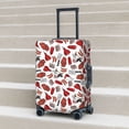 thumbnail image 2 of Lsque Red Food Printed Luggage Cover, Travel Luggage Protector,Scratch and Dirt Resistant, Fits 18-32 Inch Luggage - Medium, 2 of 9