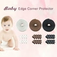 thumbnail image 2 of 16.4ft Baby Furniture Edge and Corner Guards, Rubber Protective Foam Cushion, Table Bumper with 3M Adhesive Tape for Table Desk, Brown, 2 of 8