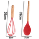 thumbnail image 2 of herramientas de cocina de madera resistentes al calor, sin BPA, utensilios antiadherentes para hornear, cocinar y mezclar., 2 of 5