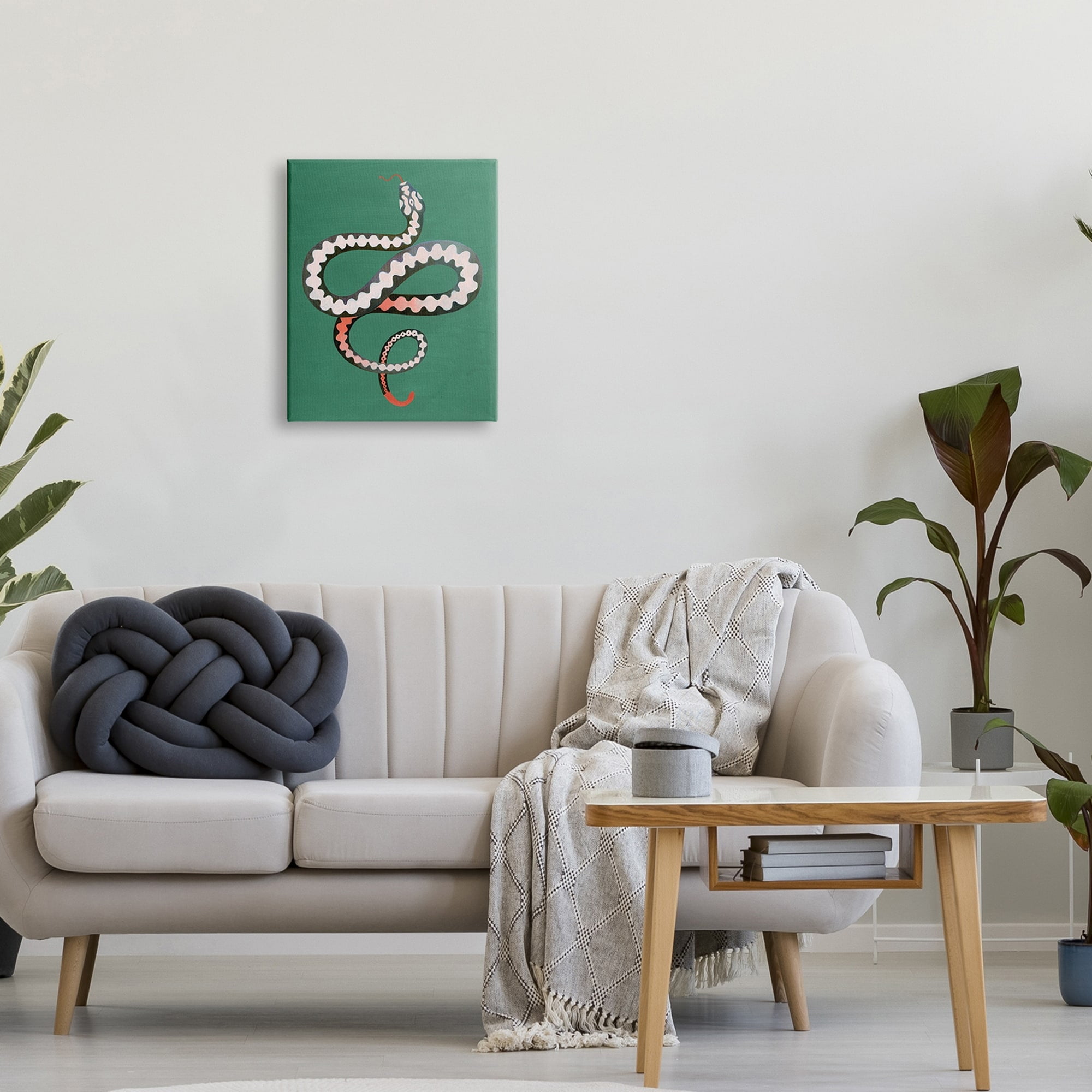 Stupell Industries Flexible Viper Symbol Snake Reptile Vivid Portrait,30 x 40, Design by Grace Popp