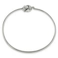 thumbnail image 2 of Primal Steel Stainless Steel Love Knot Bangle, 2 of 7