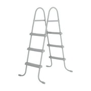 Bestway Power Steel Above Ground Pool - Pump Ladder and Cover - 14 ft x 42 in Brown