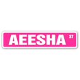 thumbnail image 1 of SignMission SS-AEESHA 4 x 18 Po. Panneau de Rue pour Chambre d'Enfants - Aeesha, 1 of 1