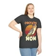 thumbnail image 5 of Cockatiel Mom Mother Mama Aviary Bird Novelty Art Unisex Softstyle T-Shirt, 5 of 8