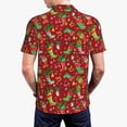 thumbnail image 3 of Balery X-mas and New Year Printed Men’s Short Sleeve Polo Shirt, Midweight Men's Shirt,Golf Polo shirts -Medium, 3 of 8