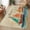 Red, variant on Small Door Mat Indoor Outdoor 15.7"x23.6",Nautical Boat Absorbent Non Slip Entry Rug,Coastal Sailing Ship Ocean Painted Sea Low Profile Welcome Mat for Front/Side Door Apartment Entrance Bathroom