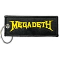 thumbnail image 1 of Megadeth Double Sided Patch Logo Keyring, 1 of 1