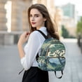 thumbnail image 6 of FORMRS Mini Backpack Purse for Women Travel Daypack Casual Shoulder Bag, Retro Tree, 6 of 7