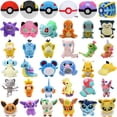 thumbnail image 2 of Pokemon Poke Ball Gengar Jigglypuff Psyduck Charmander Plush Toys Anime Dragonite Mudkip Mew Marill Porygon Peluche Dolls Gifts, 2 of 5