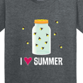 thumbnail image 4 of Inktastic I Love Summer Cute Fireflies Youth T-Shirt, 4 of 5