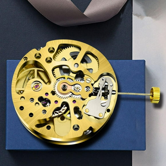 NATEFEMIN Stylish Dual Time Zone Mechanism for Watches 27mm Diameter, Durable 17 Jewels, Ideal for International Use