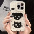 thumbnail image 5 of Funda de teléfono con dibujos animados para iPhone, carcasa trasera con cadena de oso, gato, cachorro, diamante, 15, 14, 13, 12, 11 Pro Max, MINI, 8, 7 Plus, XS, 15PRO, 5 of 5