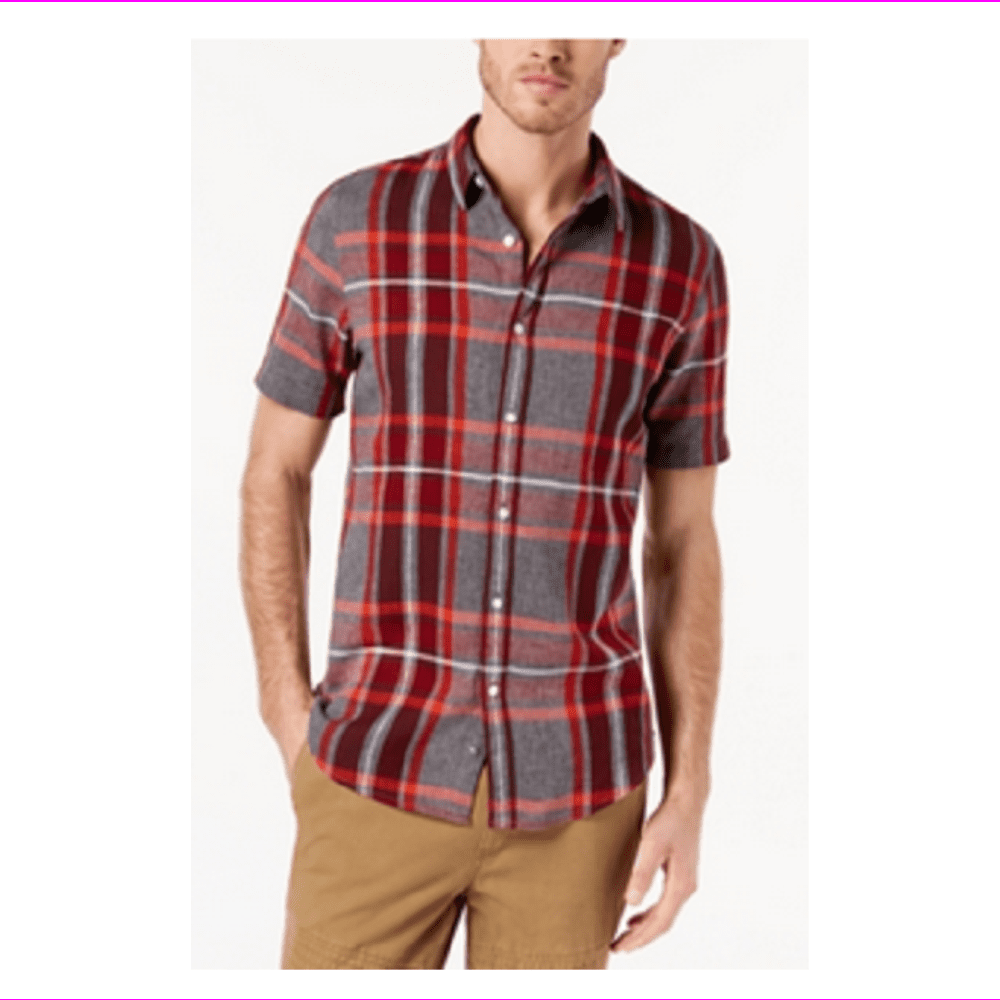 American Rag Men's Plaid Shirt, L, MSRP 35