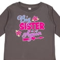 thumbnail image 4 of Inktastic Big Sister Again with Flowers and Arrow Girls Long Sleeve Toddler T-Shirt, 4 of 5