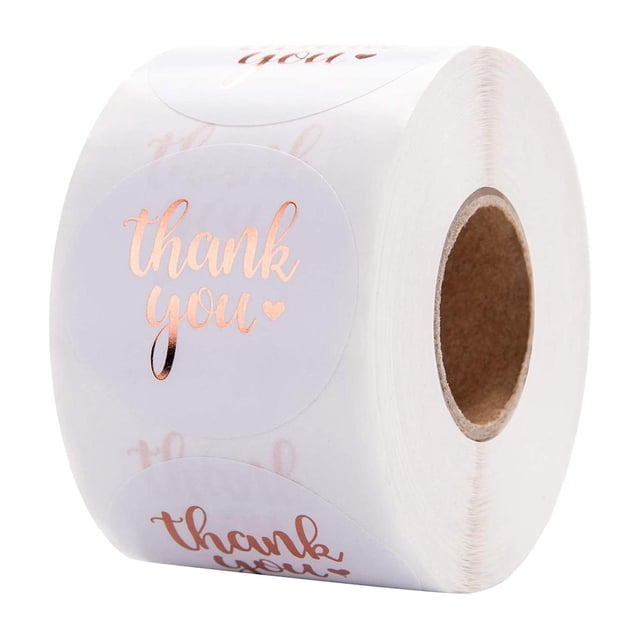 Pegatinas de Agradecimiento Sunnimix 500 piezas