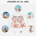 thumbnail image 6 of FORMRS Boys Swim Trunks Quick Dry Mesh Liner Boardshorts Sizes XS-XL, Starfish Seashell, 6 of 7