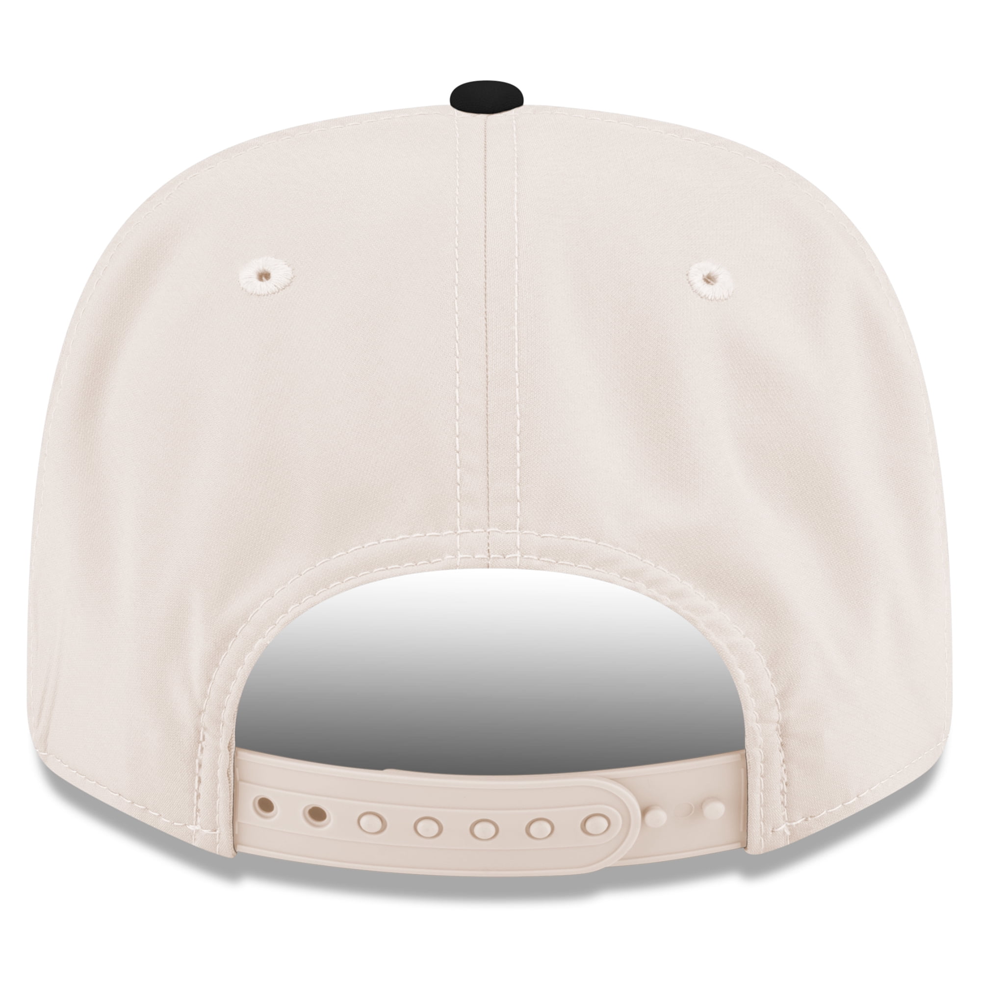 Men's New Era Cream/Black NASCAR O'Reilly Auto Parts Series 9SEVENTY Stretch-Snap Hat