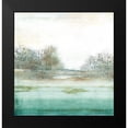 thumbnail image 2 of PI Studio 15x15 Black Modern Framed Museum Art Print Titled - Azure Dreamland I, 2 of 5