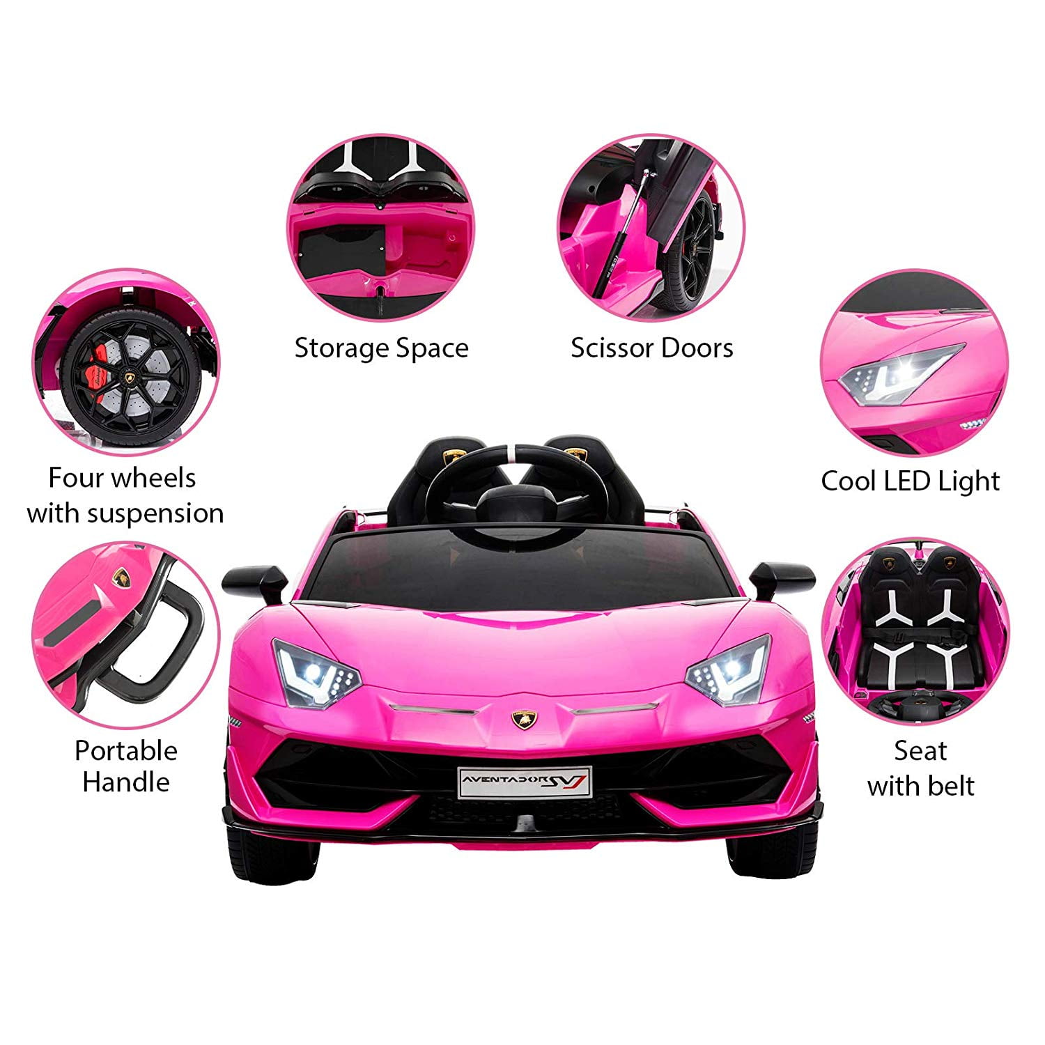 pink lamborghini for kids