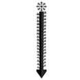 thumbnail image 6 of Outdoor Snow Gauge 36in Snow Measuring Snowfalls Gauge with for Yard Decorations Garden Rain Gauge, 6 of 9