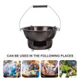 thumbnail image 3 of GAXIRE 1Set Portable Bbq Stove Iron Material Coffee Color Outdoor Heating and Barbecue Grill, 3 of 6
