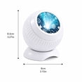 thumbnail image 2 of Rotating Christmas Projection Light, 360-Degree Decorative Tabletop Projector with 16 Holiday Images, Compact Indoor Light for Home Decor, Parties, Shelves and Gifts, 2 of 5
