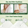 thumbnail image 4 of Toallas faciales desechables KeeiZoes biodegradables, 100 unidades, 4 of 7