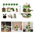 thumbnail image 2 of Riforla St. Patrick's Day Tiered Tray Decor 12 Piece Set Farmhouse Tray Decorative Items Christmas Fall Party Home Office Decoration Small Wood Sign, 2 of 8