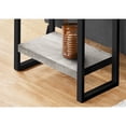 thumbnail image 3 of Contemporary Home Living 23.75" Gray and Black Farmhouse Rectangular Accent Table, 3 of 5